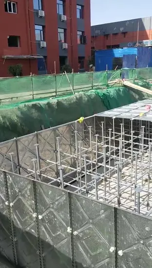 Precio barato almacenamiento de lluvia subterráneo SMC FRP tanque de agua