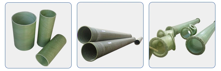 FRP GRP Gre Fiberglass Pipe China Factory Buried Corrosion Resistant Tube