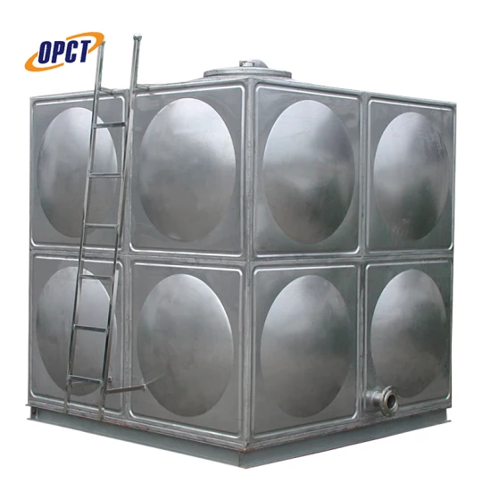Tanque de depósito de almacenamiento de agua de panel seccional de fibra de vidrio GRP FRP